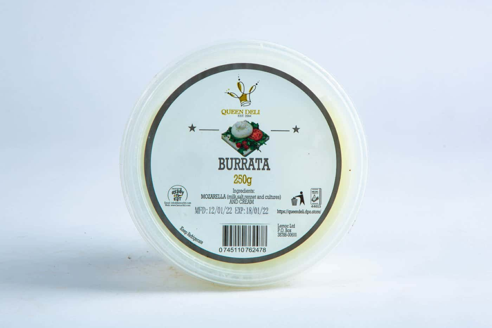 QUEEN DELI BURRATA CHEESE 100G